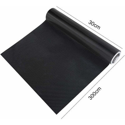 6D Waterproof Car Sticker Film Carbon Fiber Vinyl Adhesive 30300Cm Waterproof Non-Stick For Car,Computer,Phone Case.