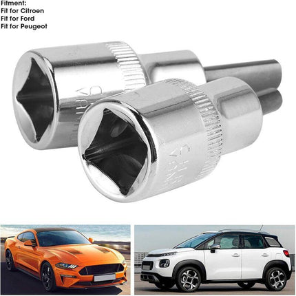 2 pcs 1/2 Inch Square Drive Strut Nut Hub Clamp Spreader Remover Tool Fit For Citroen.