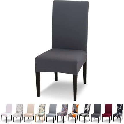 Stretch Chair Covers 6 pcs Set Dining ROom Chair Covers Universal Washable Modern Chair Covers For Dining ROom Decor.