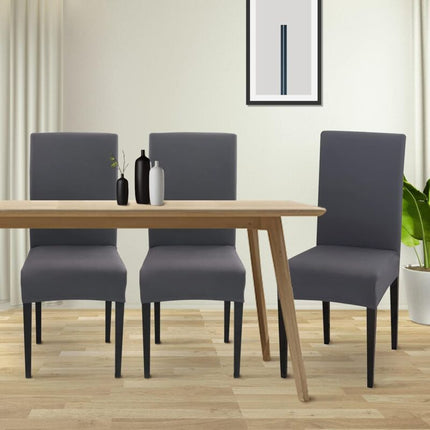 Stretch Chair Covers 6 pcs Set Dining ROom Chair Covers Universal Washable Modern Chair Covers For Dining ROom Decor.