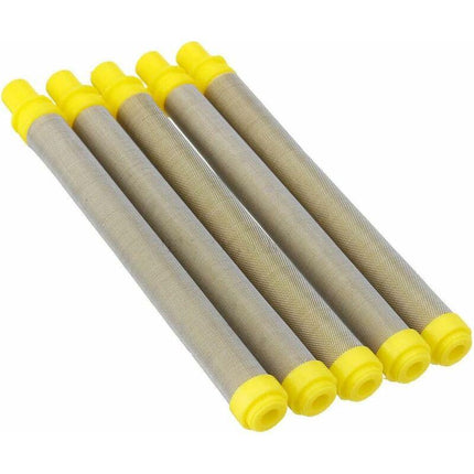5 pcs 100 Mesh Filters For Wagner Airless Paint Spray Guns Stainless Steel Filter Elements For Wagner Airless Paint.