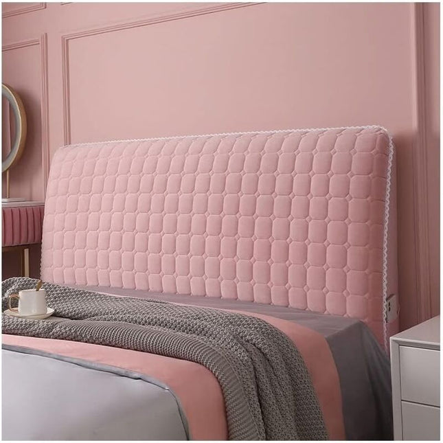 Headboard Cover 160Cm, Headboard Cover Protector With Stretch Side, Washable Dustproof Headboard Cover Thickened.