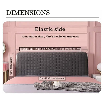 Headboard Cover 160Cm, Headboard Cover Protector With Stretch Side, Washable Dustproof Headboard Cover Thickened.