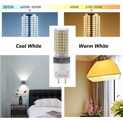 G12 LED Bulb 16W Natural White, Bi-Pin Corn Bulb, 4000K 1600 Lumen Ceiling Light Floodlight For Home Street Garage.