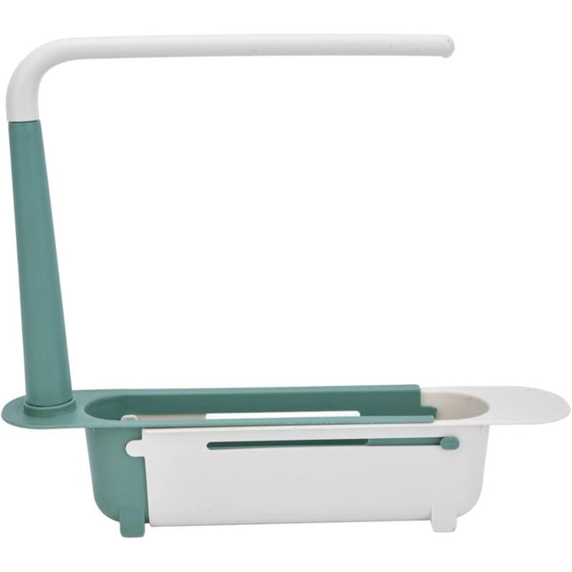 Telescopic Sink Rack Telescopic Sink Storage Rack Length Freely Large Capacity Pp Expandable Sink Organizer For Kitchen.