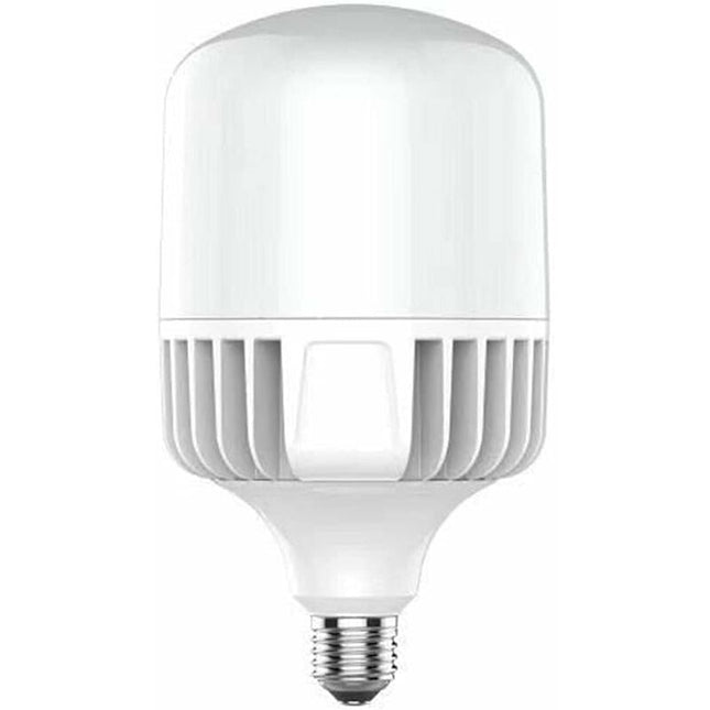LED Bulb E-40-60W - Cool Light 6500K - 6000 Lm - Turbine Design And Heat Sink Plate - Industrial And Outdoor Lighting,.