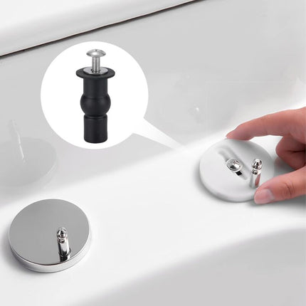 Toilet Seat Fixing Toilet Seat Hinge Toilet Seat Fixing Screws For General Toilet Seats 4 pcs Black.