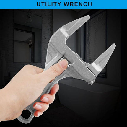 Adjustable Wrench 6-68Mm Adjustable Wrench Short Shank Large Openings Ultra Thin And Lightweight Plumber Tool Wrench.