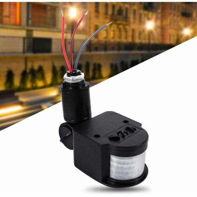 Outdoor LED Motion Sensor Switch 90250V 180 Degree Security Infrared Pir Motion Sensor Detector Wall Light Switch.