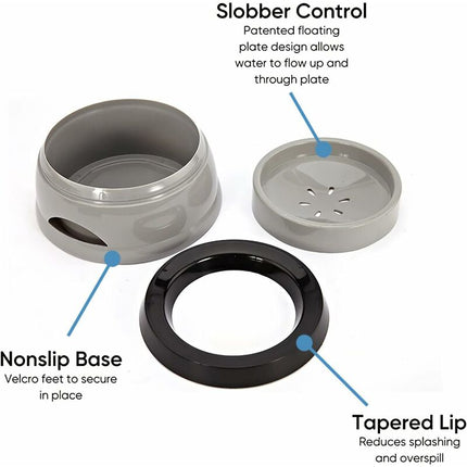 Dog Bowl The Spill-Proof Water Bowl For Dogs Slow Feeder Water Dispenser Bowl For Home And Travel Water Bowl For.
