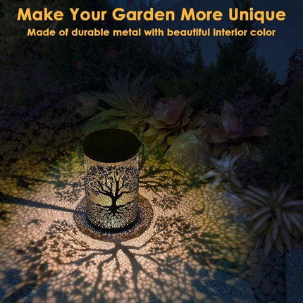 Outdoor Solar Lantern Garden, Decorative Outdoor Solar Lamp, Hanging/Standing, Waterproof Ip44, For Balcony, Garden.