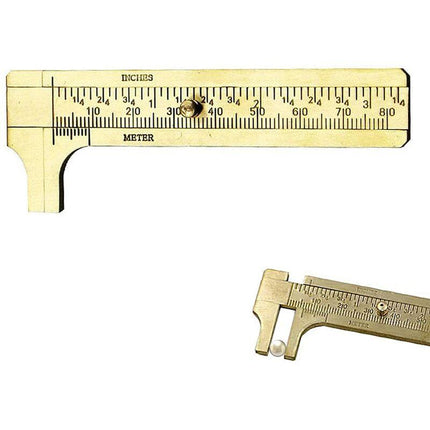 Vernier Caliper,Mini Vernier Caliper,Brass Vernier Caliper,Double Scale Vernier Caliper,For Precision Outside.