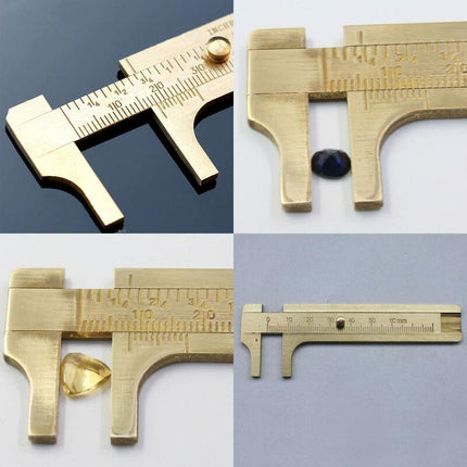 Vernier Caliper,Mini Vernier Caliper,Brass Vernier Caliper,Double Scale Vernier Caliper,For Precision Outside.