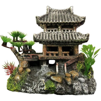 Classic Resin Aquarium Decoration Realistic  Eco-Friendly Castle.