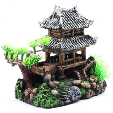 Classic Resin Aquarium Decoration Realistic  Eco-Friendly Castle.