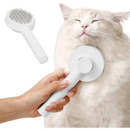 Cat Brush, Self-Cleaning Cat Brush, Pet Hair Brush, Dog And Cat Brush Grooming Comb For Anti-Hair Brush For Pets.