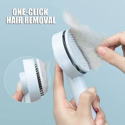 Cat Brush, Self-Cleaning Cat Brush, Pet Hair Brush, Dog And Cat Brush Grooming Comb For Anti-Hair Brush For Pets.