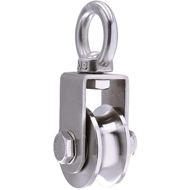 304 Stainless Steel ROpe Pulley Block, Max Load 200Kg.