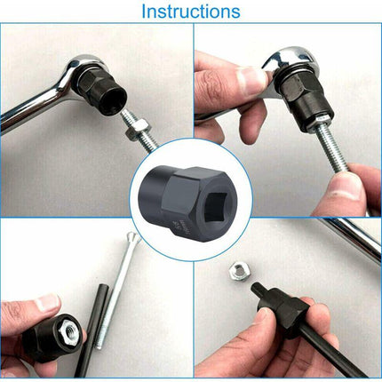 13 pcs Twist Socket Set, 9.5Mm DAmaged Bolt Extractor, Handle Nut Extractor Socket Sets For Locking Wheel Nut Removal.