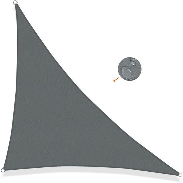 Triangular Shade Sail 3X3X3M Waterproof Shade Cloth Uv Protection For Patio Garden, Terrace, Outdoor, Balcony,.