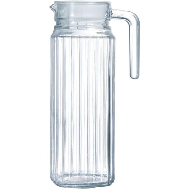 Arcoroc Quadro Frigo Pitcher With A Lid 110Cl, 1 Pitcher, White.