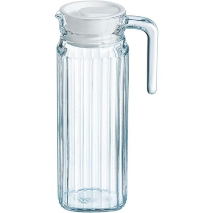 Arcoroc Quadro Frigo Pitcher With A Lid 110Cl, 1 Pitcher, White.