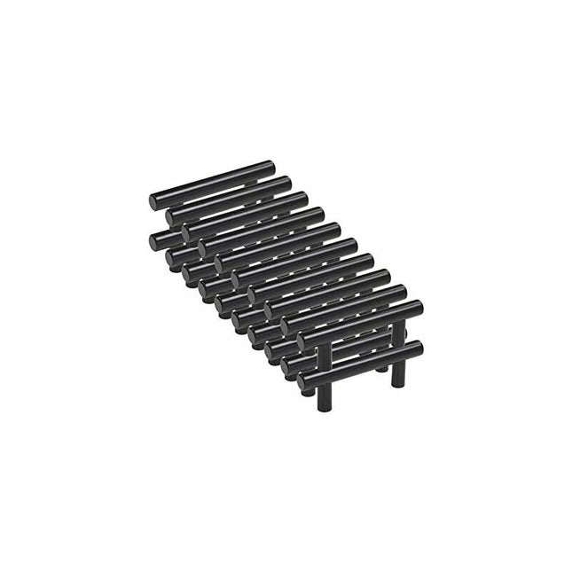 20 pcs Black Furniture Handle Black Kitchen Cabinet Handle T Handles Black Drawer Cupboard Handles.