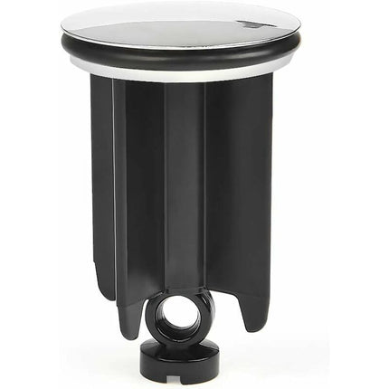 Ersandy Sink Plug ⌀ 40Mm Height Adjustable For Bathroom, Universal Aluminum Alloy Sink Plug - Black.