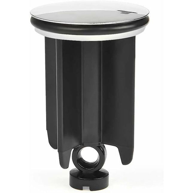 Ersandy Sink Plug ⌀ 40Mm Height Adjustable For Bathroom, Universal Aluminum Alloy Sink Plug - Black.