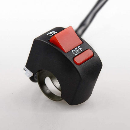1 Piece Motorcycle Handlebar Switch On Off Push Button Bike Motorbike Tuning Part For U5 U7 U2 LED Headlight Scooter.