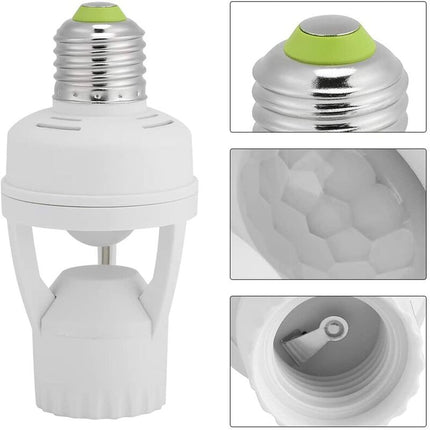 Pir Motion Sensor Light Bulbs With E27 Base For Indoor Use With Time And Light Setting.