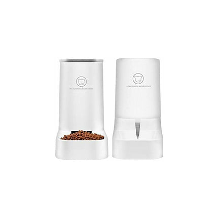 Automatic Food/Water Dispenser Fountain-3.75Lx 2 Pieces- Dog/Cat Food/Pet Bowl Accessories Bpa Free.