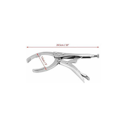 10Inch Oil Filter Pliers, Adjustable Car Oil Filter Wrench Removal Tool.