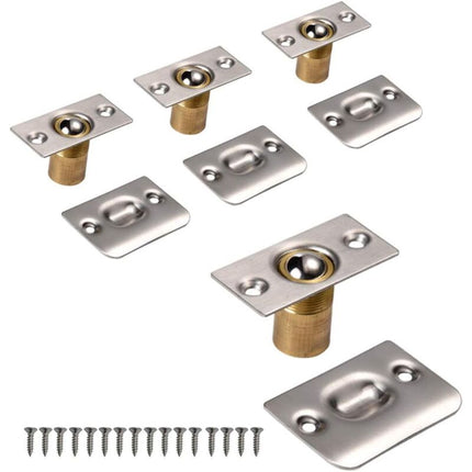 Door Ball Catch, Adjustable Ball Lock Stainless Steel Door Ball Lock Home Kitchen Cupboard Wardrobe Door Cabinet Closet.