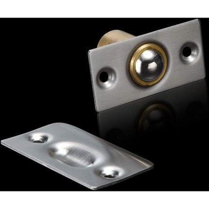Door Ball Catch, Adjustable Ball Lock Stainless Steel Door Ball Lock Home Kitchen Cupboard Wardrobe Door Cabinet Closet.
