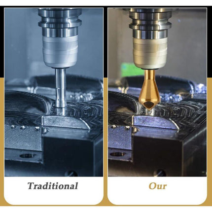4 pcs Deburring Countersink Bit 90°Hss Titanium Coated Countersink Drill Bit Metal Chamfering Screw Tool Suitable For.
