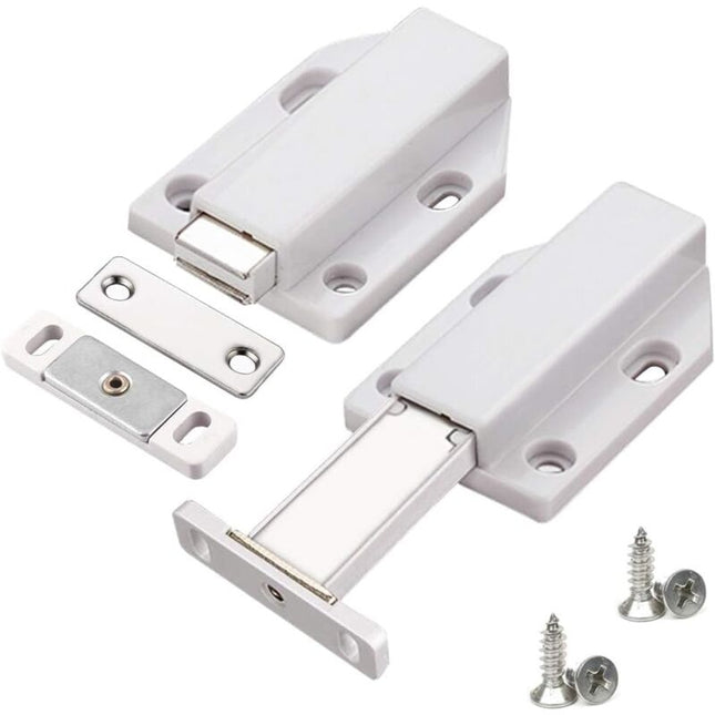 Push To Open 2 Pieces Push Open Push Door Cupboard Magnet Closure For Cabinet Drawer System Magnetic Latch Lock Push.