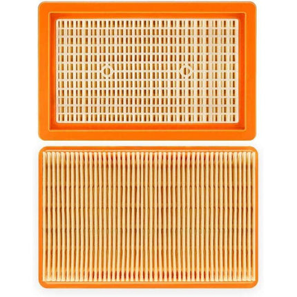 Flat Pleated Filter For Karcher Mv4 Mv5 Mv6 Wd4 Wd5 Wd6, Wd4P Wd5P Wd6P Wet And Dry Vacuum Cleaners, 3 Pack.