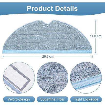 6 pcs Mop Cloths For ROborock S7 Pro Ultra S7 Maxv Ultra S7 Plus S7 Max Spare Parts Accessories For ROborock S7 T7S.