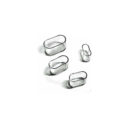 Chair Leg Caps，Oval Silicone Furniture Feet Pads Cover Table Protectors Floor Scratches，8-24 pcs-Transparent/24 pcs.