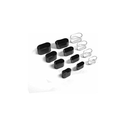 Chair Leg Caps，Oval Silicone Furniture Feet Pads Cover Table Protectors Floor Scratches，8-24 pcs-Transparent/24 pcs.