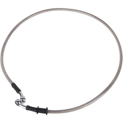 Motorcycle Brake Hose 120Cm, Hydraulic Clutch Hose Aviation Hose For Pit Bike Dirt Bike Enduro Motocross Atv Quad-Silver.
