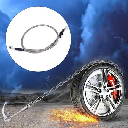 Motorcycle Brake Hose 120Cm, Hydraulic Clutch Hose Aviation Hose For Pit Bike Dirt Bike Enduro Motocross Atv Quad-Silver.
