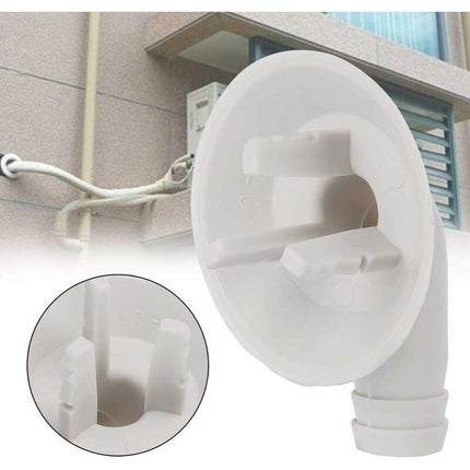 Air Conditioning Elbow Drain Nozzle, Air Conditioner Connector, Air Conditioner Adapter Outdoor Device Drain Water Pipe.