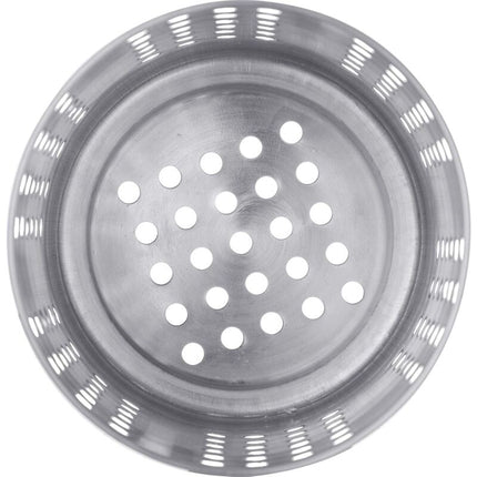 Cutlery Drainer/Utensil Holder, ROund, Diameter: 10 Cm, Height: 13 Cm, Stainless Steel, Silver.