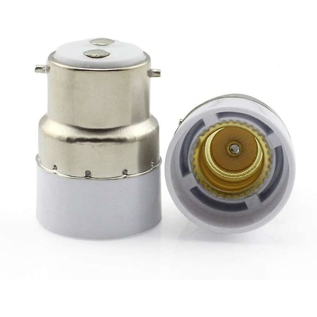5 Pack B22 To E14 Light Bulb Socket Converter B22 Socket Adapter Convert To Standard E14 Lamp Holder.