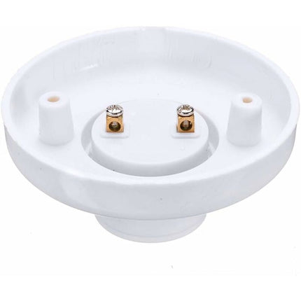 E27 Lamp Holder Screw Socket Plastic Wall Mount LED Bulb Base Converter Adapter Holders For E27 Bulb Plastic ROund.