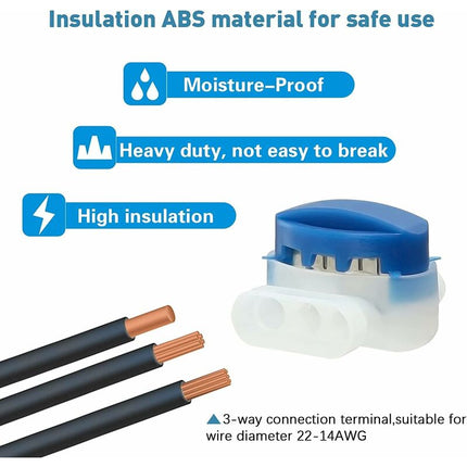 20 pcs Resin Filled Cable Connectors For Automower RObot Lawn Mower.