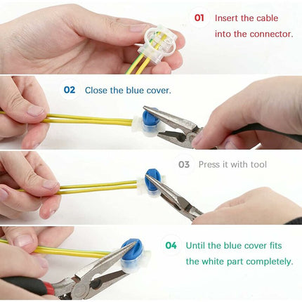 20 pcs Resin Filled Cable Connectors For Automower RObot Lawn Mower.