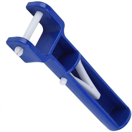 2 pcs V-Shaped Head Handle, Blue Swimming Pool V-Shaped Clip Brush Head Handle Replacement Pool Accessories.